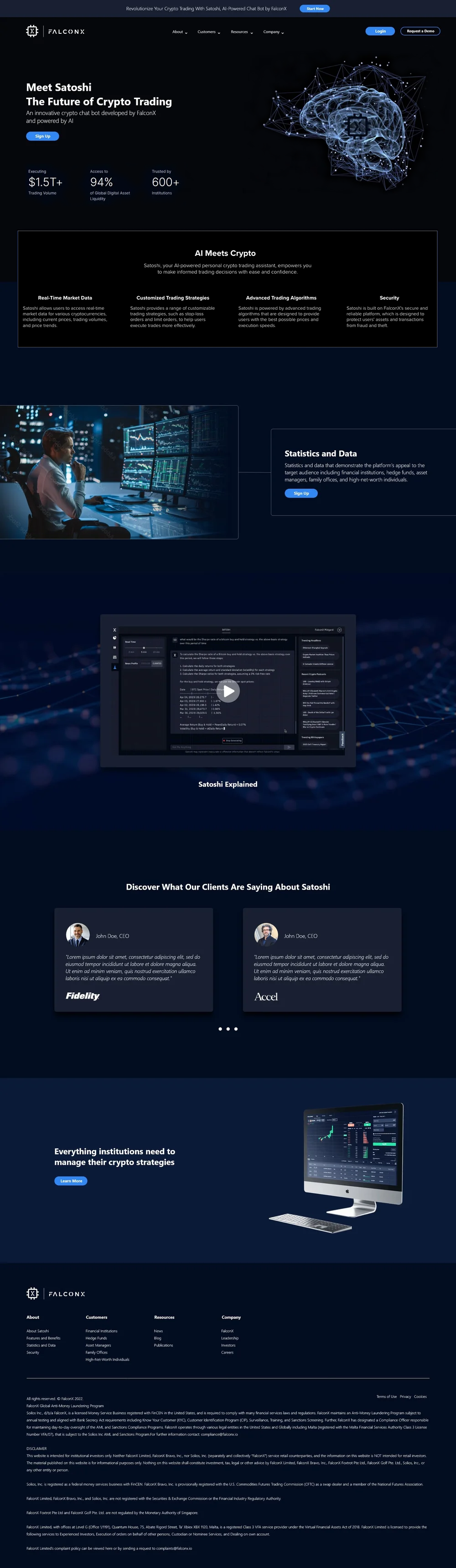 FalconX work