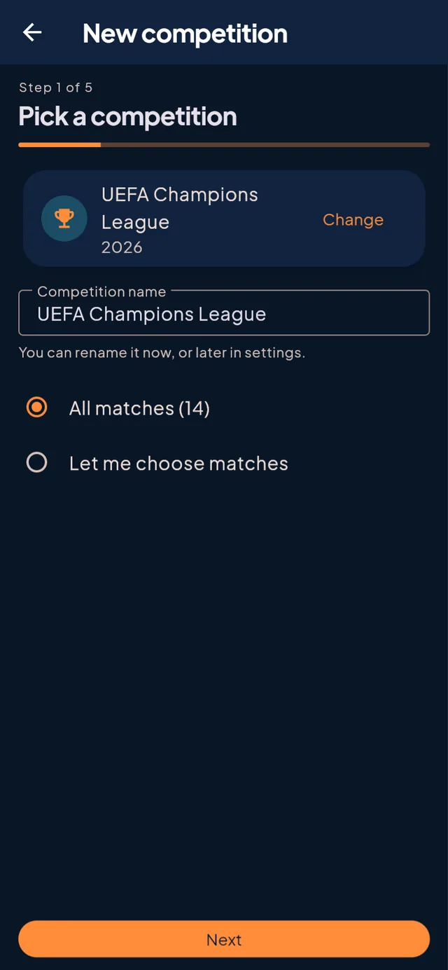 PrediBall — Private Leagues & Scoring