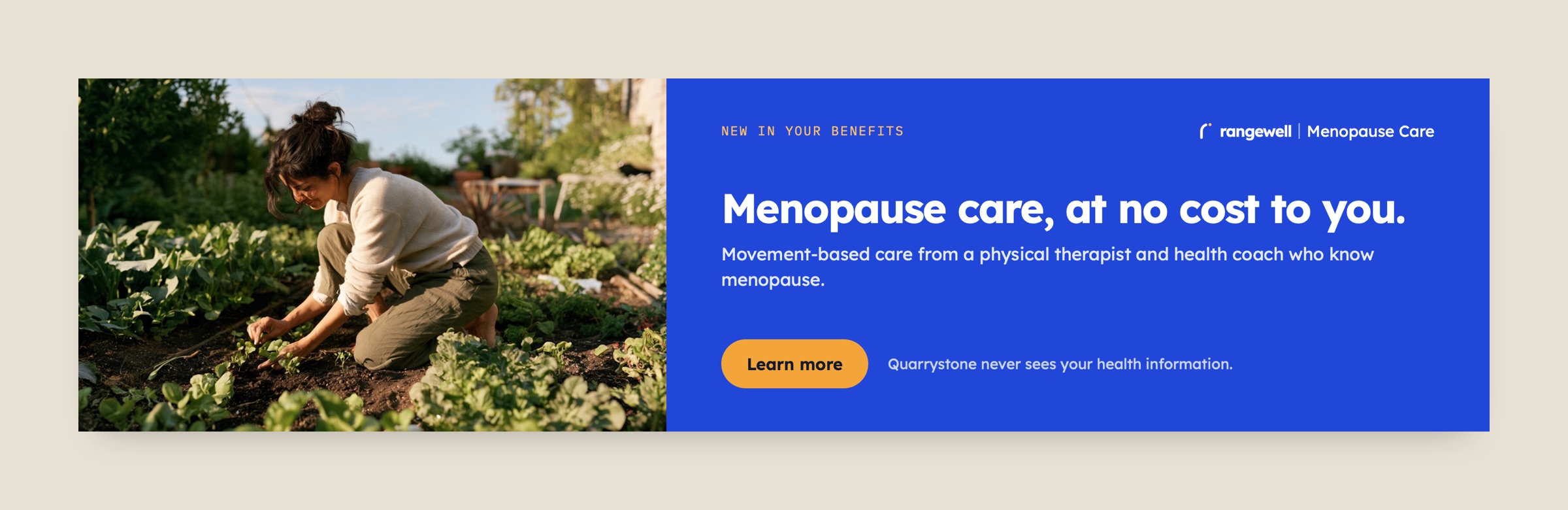 Rangewell — Direct Mail & Employer Kit