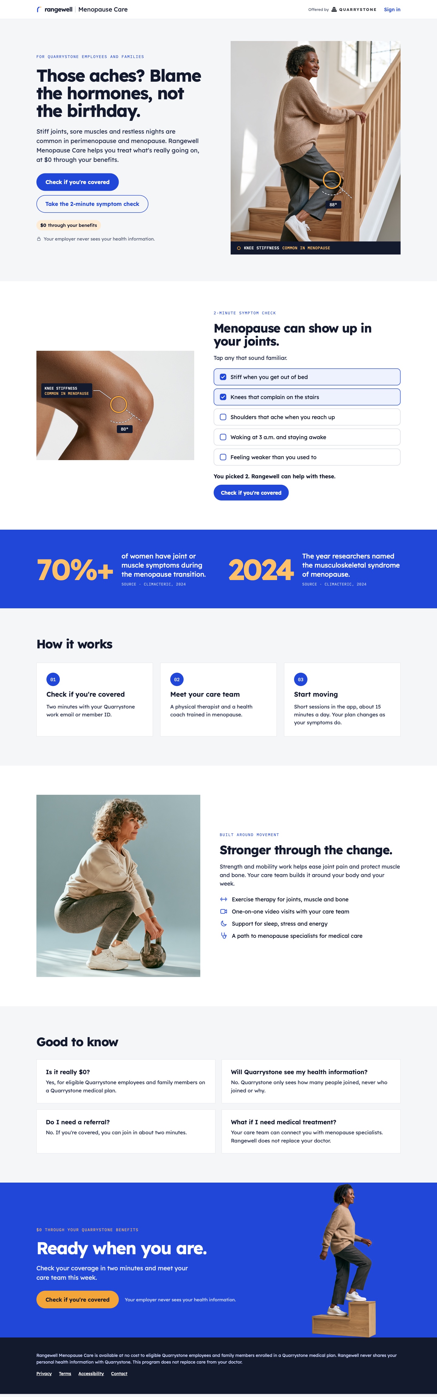 Rangewell — Landing Page