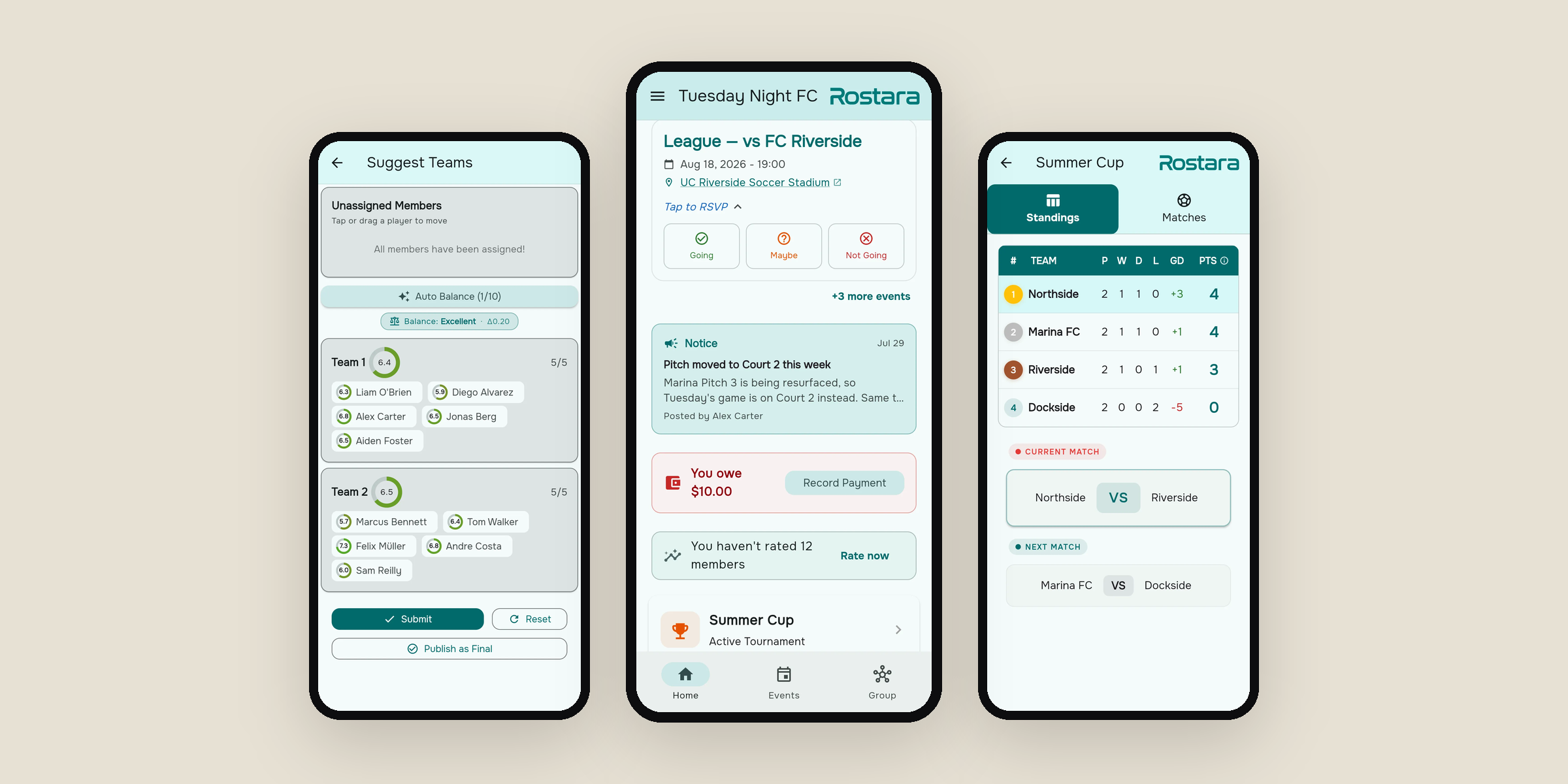 A Consumer Sport Management App, From Zero to Launch